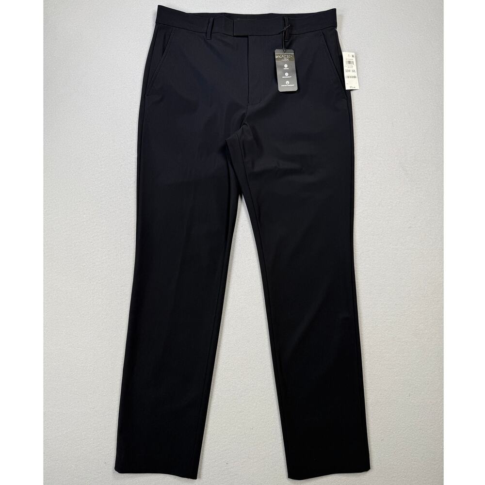Alfani Men's Classic-Fit Solid Stretch Suit Pants black 32/32 $75